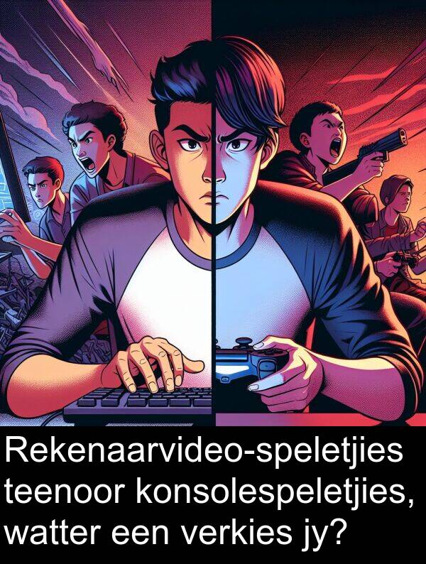 teenoor: Rekenaarvideo-speletjies teenoor konsolespeletjies, watter een verkies jy?