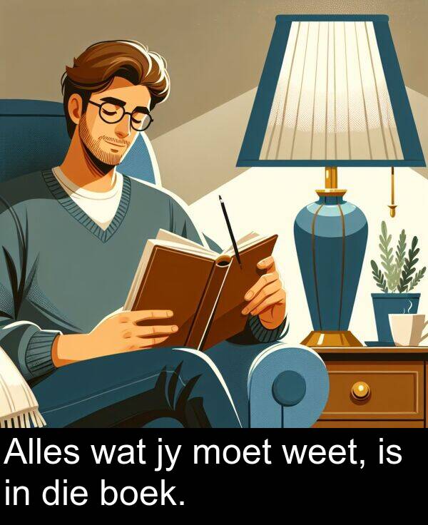 moet: Alles wat jy moet weet, is in die boek.