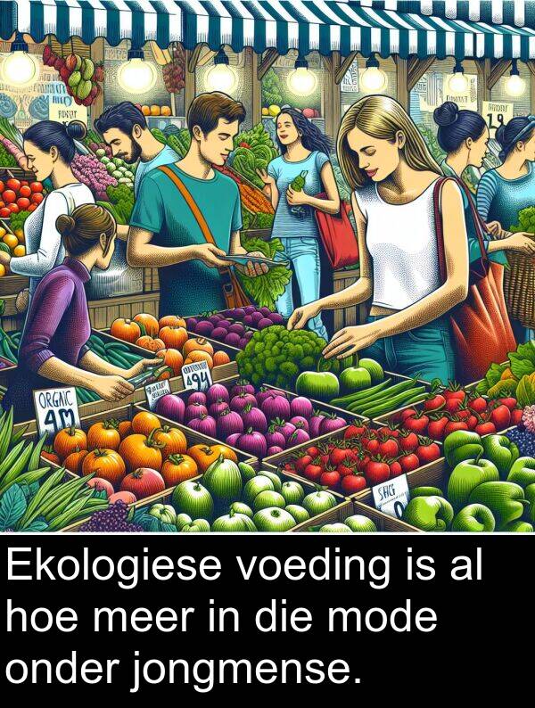 hoe: Ekologiese voeding is al hoe meer in die mode onder jongmense.