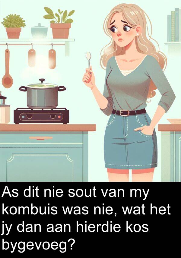 kombuis: As dit nie sout van my kombuis was nie, wat het jy dan aan hierdie kos bygevoeg?