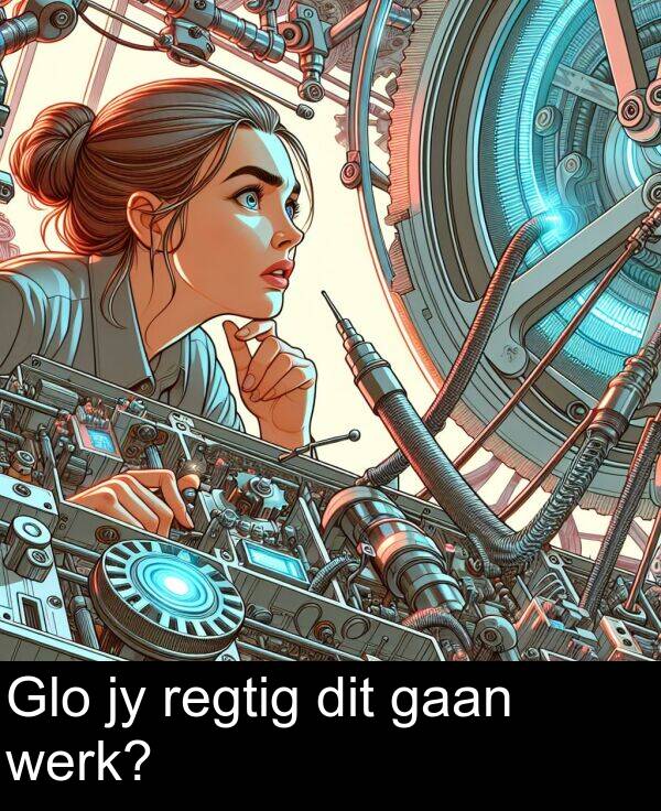 gaan: Glo jy regtig dit gaan werk?