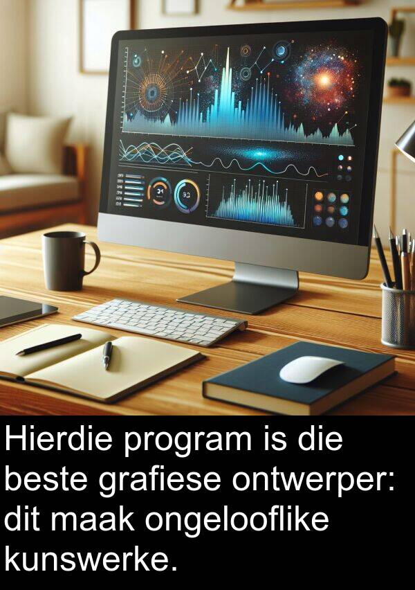 beste: Hierdie program is die beste grafiese ontwerper: dit maak ongelooflike kunswerke.