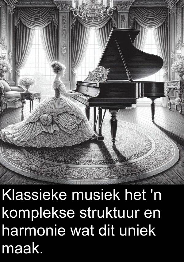 harmonie: Klassieke musiek het 'n komplekse struktuur en harmonie wat dit uniek maak.