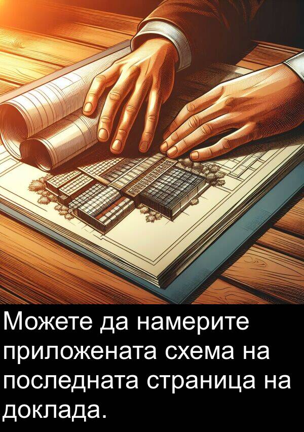 последната: Можете да намерите приложената схема на последната страница на доклада.