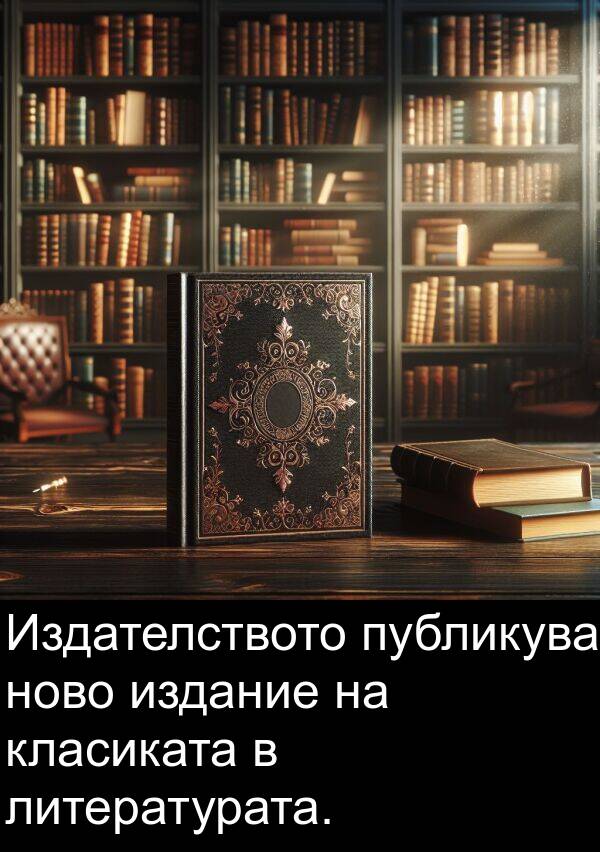 издание: Издателството публикува ново издание на класиката в литературата.