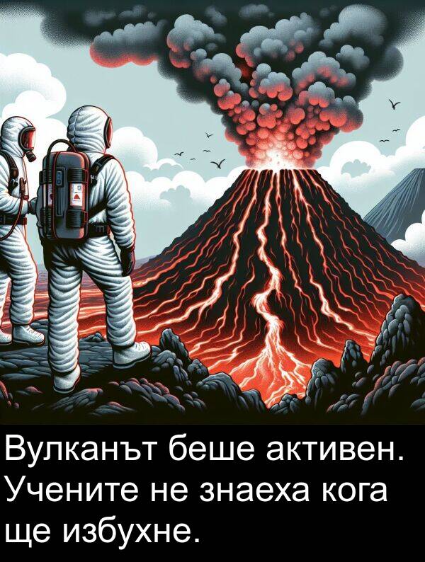 знаеха: Вулканът беше активен. Учените не знаеха кога ще избухне.