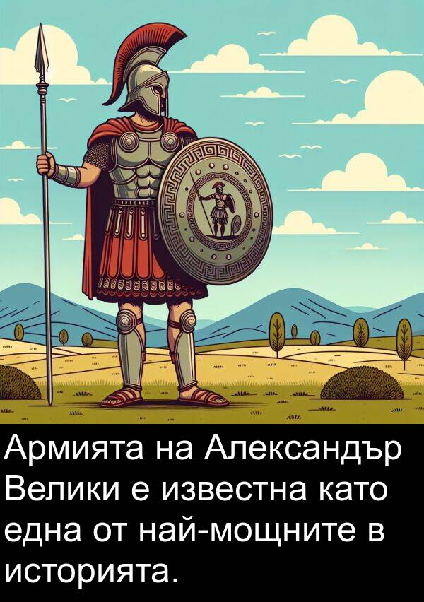 известна: Армията на Александър Велики е известна като една от най-мощните в историята.