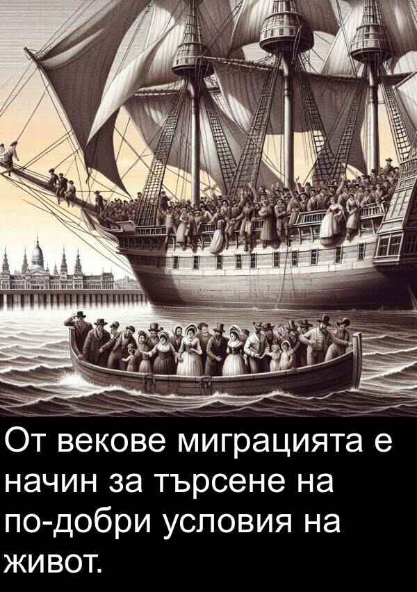 живот: От векове миграцията е начин за търсене на по-добри условия на живот.