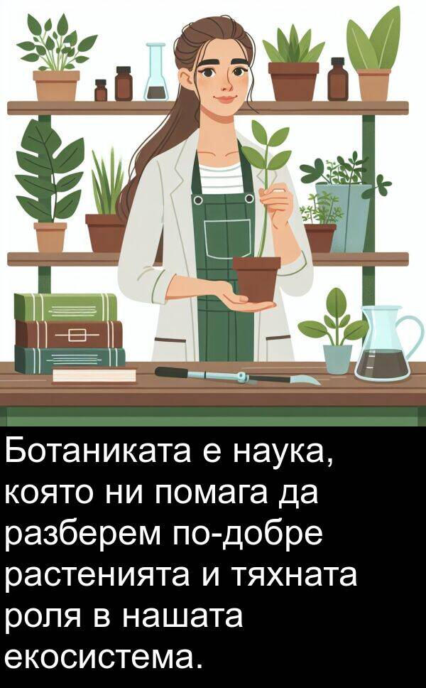 разберем: Ботаниката е наука, която ни помага да разберем по-добре растенията и тяхната роля в нашата екосистема.