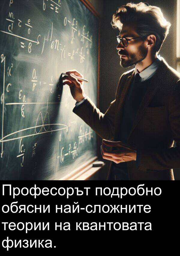 квантовата: Професорът подробно обясни най-сложните теории на квантовата физика.