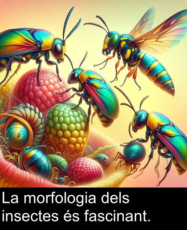 dels: La morfologia dels insectes és fascinant.