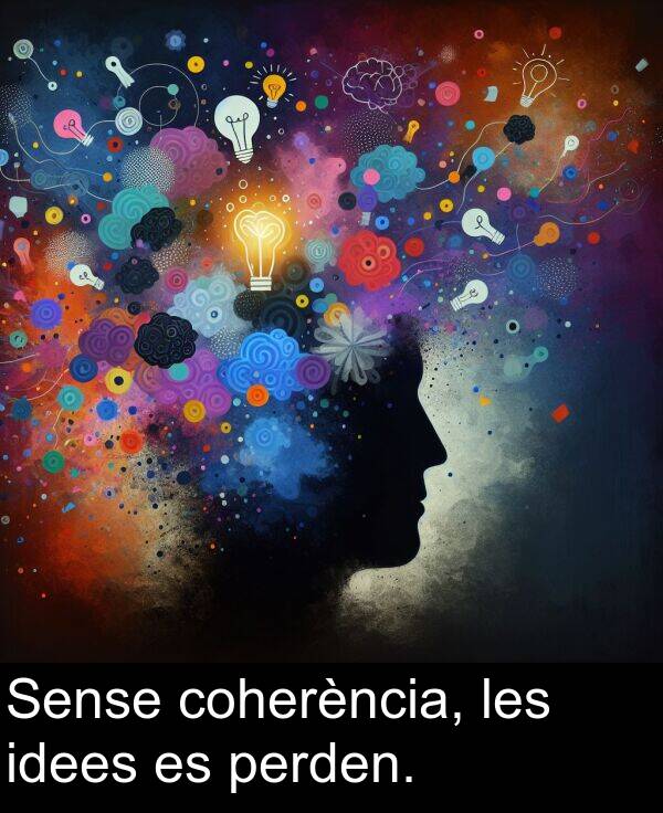 les: Sense coherència, les idees es perden.