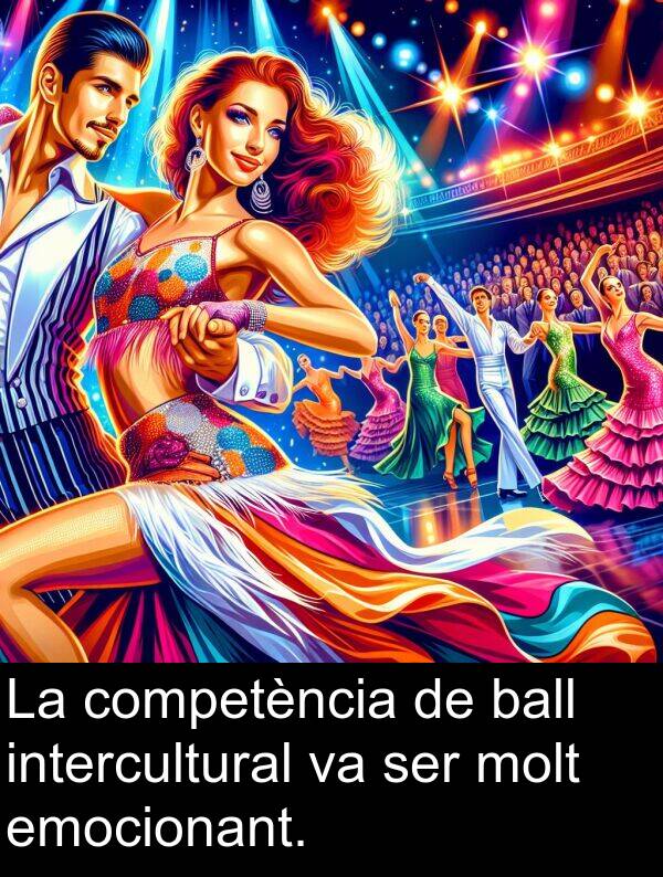 ball: La competència de ball intercultural va ser molt emocionant.