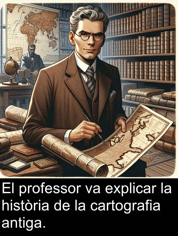 cartografia: El professor va explicar la història de la cartografia antiga.