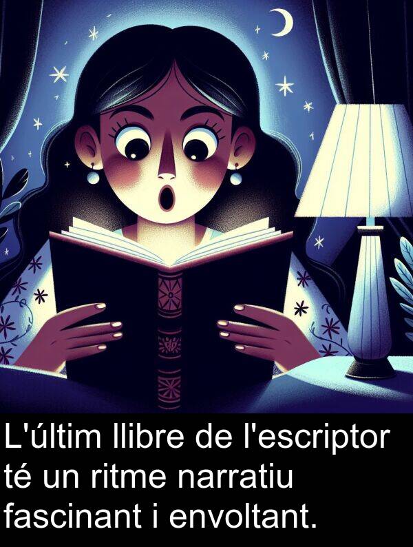 llibre: L'últim llibre de l'escriptor té un ritme narratiu fascinant i envoltant.