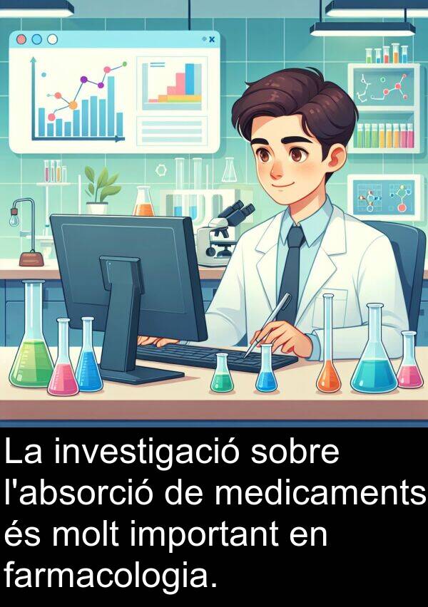 medicaments: La investigació sobre l'absorció de medicaments és molt important en farmacologia.