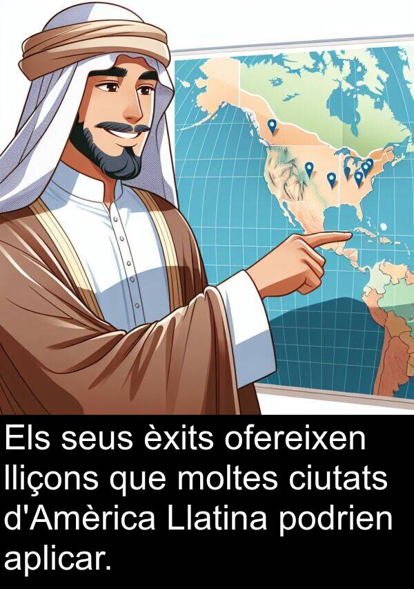 lliçons: Els seus èxits ofereixen lliçons que moltes ciutats d'Amèrica Llatina podrien aplicar.