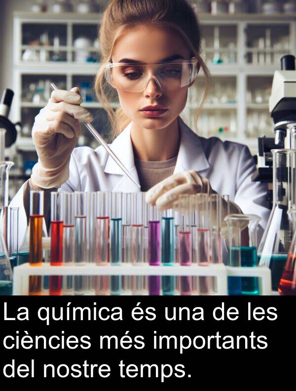 química: La química és una de les ciències més importants del nostre temps.