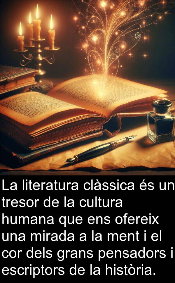 pensadors: La literatura clàssica és un tresor de la cultura humana que ens ofereix una mirada a la ment i el cor dels grans pensadors i escriptors de la història.