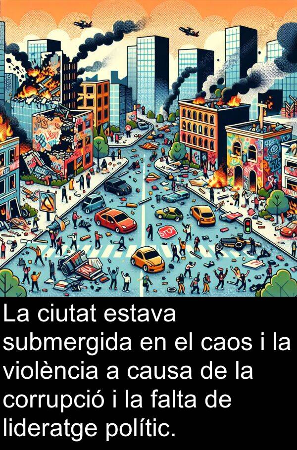 causa: La ciutat estava submergida en el caos i la violència a causa de la corrupció i la falta de lideratge polític.