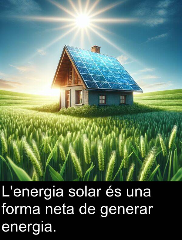 energia: L'energia solar és una forma neta de generar energia.