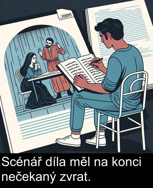 měl: Scénář díla měl na konci nečekaný zvrat.