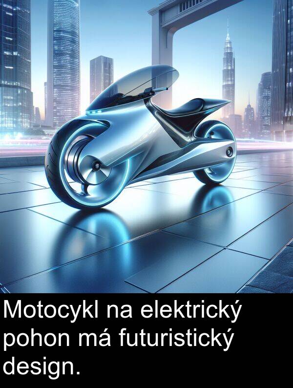 elektrický: Motocykl na elektrický pohon má futuristický design.