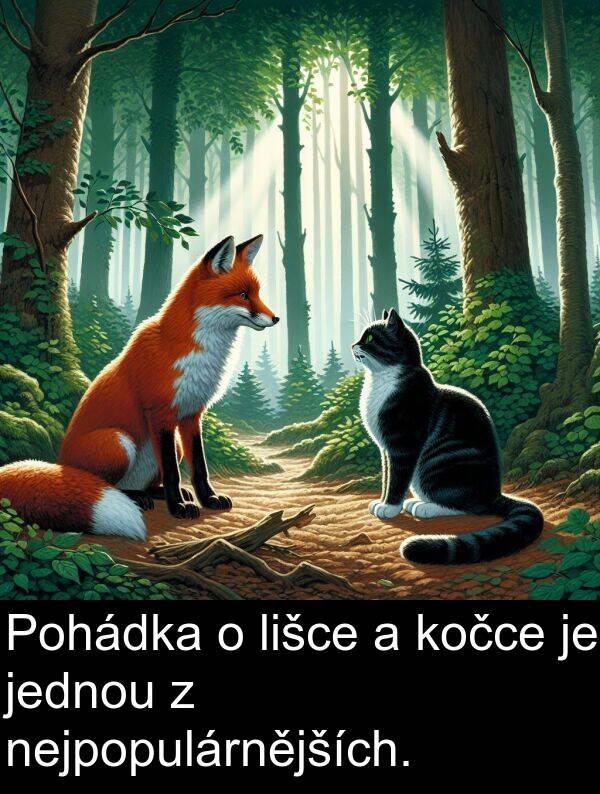 nejpopulárnějších: Pohádka o lišce a kočce je jednou z nejpopulárnějších.