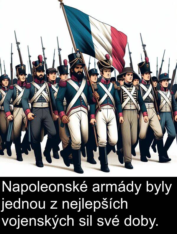 byly: Napoleonské armády byly jednou z nejlepších vojenských sil své doby.