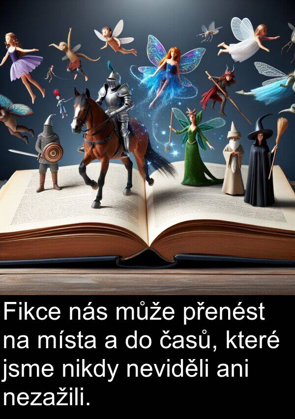 ani: Fikce nás může přenést na místa a do časů, které jsme nikdy neviděli ani nezažili.