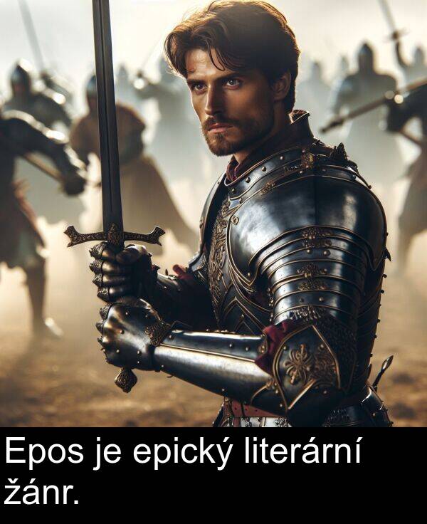 literární: Epos je epický literární žánr.