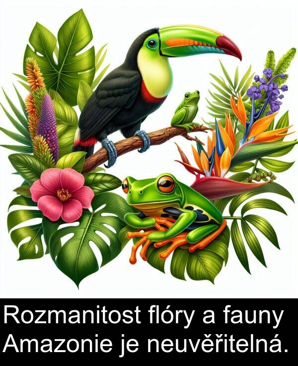 flóry: Rozmanitost flóry a fauny Amazonie je neuvěřitelná.