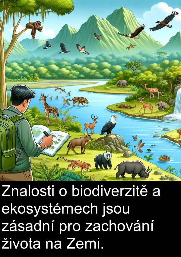 života: Znalosti o biodiverzitě a ekosystémech jsou zásadní pro zachování života na Zemi.