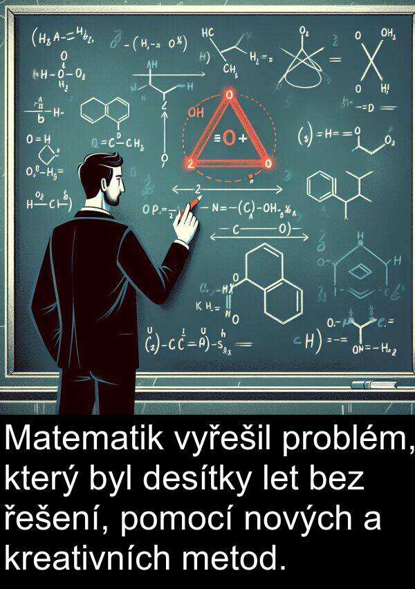 let: Matematik vyřešil problém, který byl desítky let bez řešení, pomocí nových a kreativních metod.