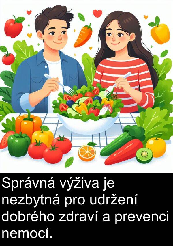 prevenci: Správná výživa je nezbytná pro udržení dobrého zdraví a prevenci nemocí.