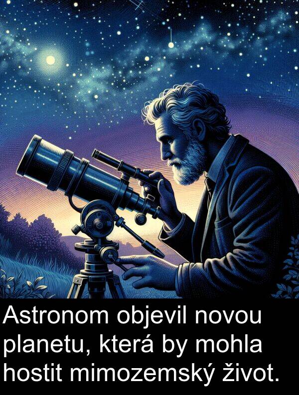 život: Astronom objevil novou planetu, která by mohla hostit mimozemský život.