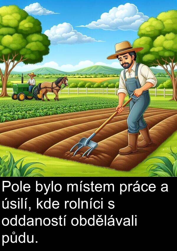 obdělávali: Pole bylo místem práce a úsilí, kde rolníci s oddaností obdělávali půdu.