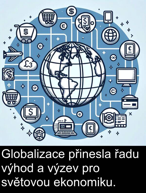 přinesla: Globalizace přinesla řadu výhod a výzev pro světovou ekonomiku.