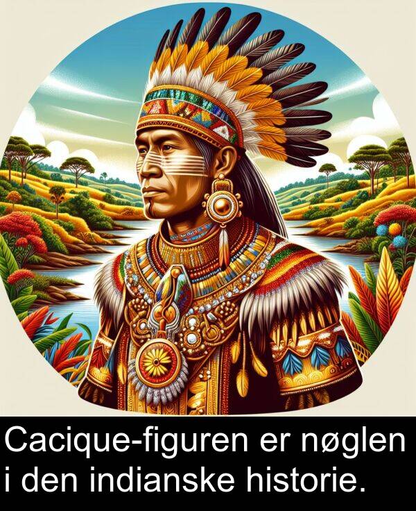 historie: Cacique-figuren er nøglen i den indianske historie.