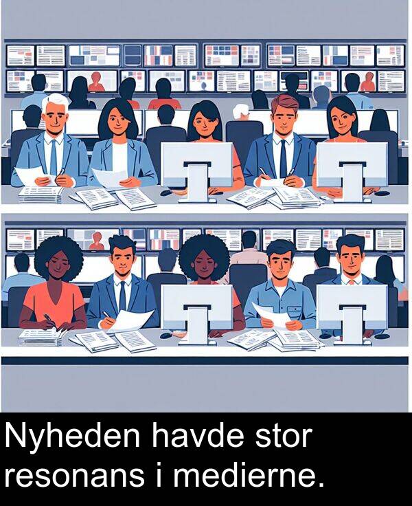 medierne: Nyheden havde stor resonans i medierne.