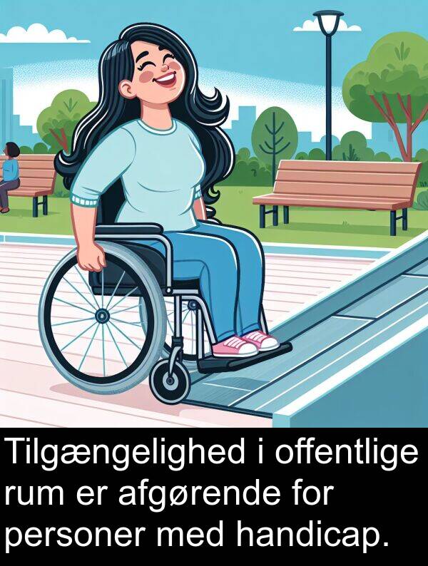 offentlige: Tilgængelighed i offentlige rum er afgørende for personer med handicap.