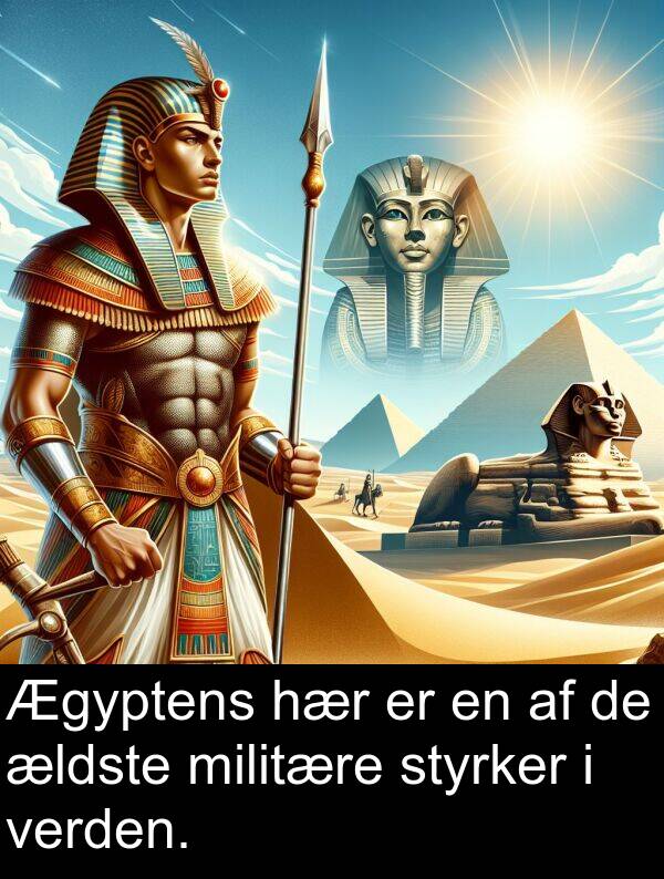 verden: Ægyptens hær er en af de ældste militære styrker i verden.