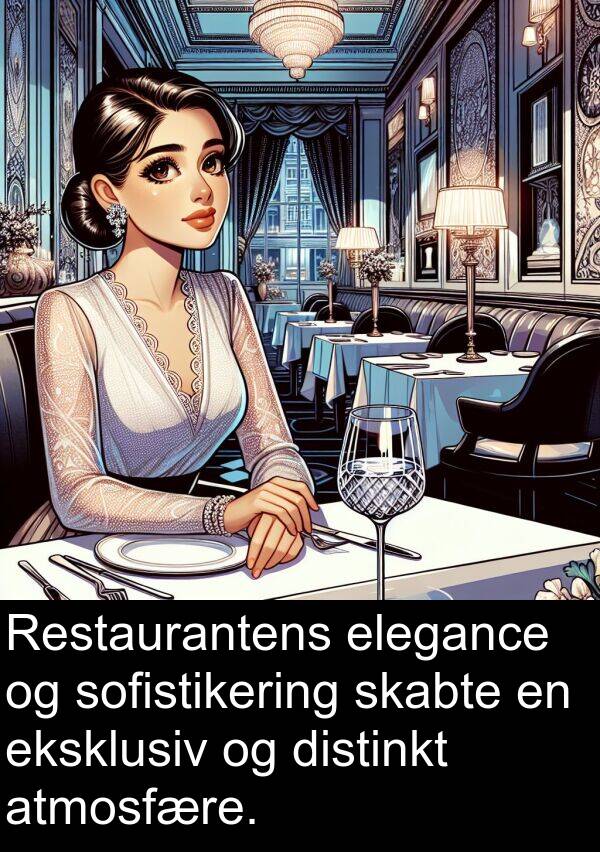 elegance: Restaurantens elegance og sofistikering skabte en eksklusiv og distinkt atmosfære.