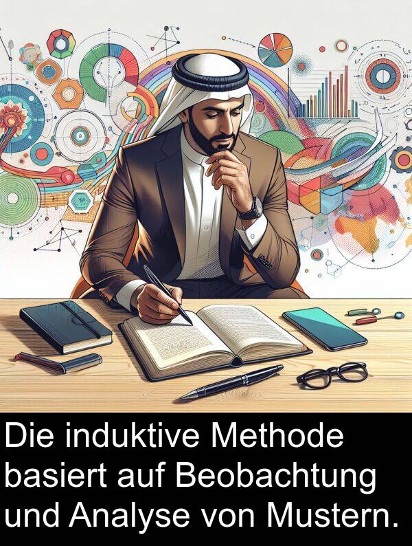 Analyse: Die induktive Methode basiert auf Beobachtung und Analyse von Mustern.