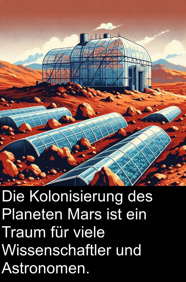 Mars: Die Kolonisierung des Planeten Mars ist ein Traum für viele Wissenschaftler und Astronomen.