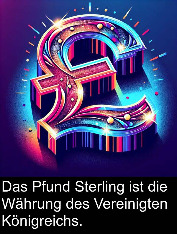 Währung: Das Pfund Sterling ist die Währung des Vereinigten Königreichs.