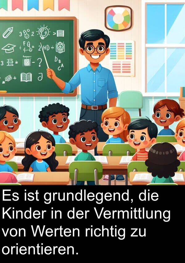 Kinder: Es ist grundlegend, die Kinder in der Vermittlung von Werten richtig zu orientieren.