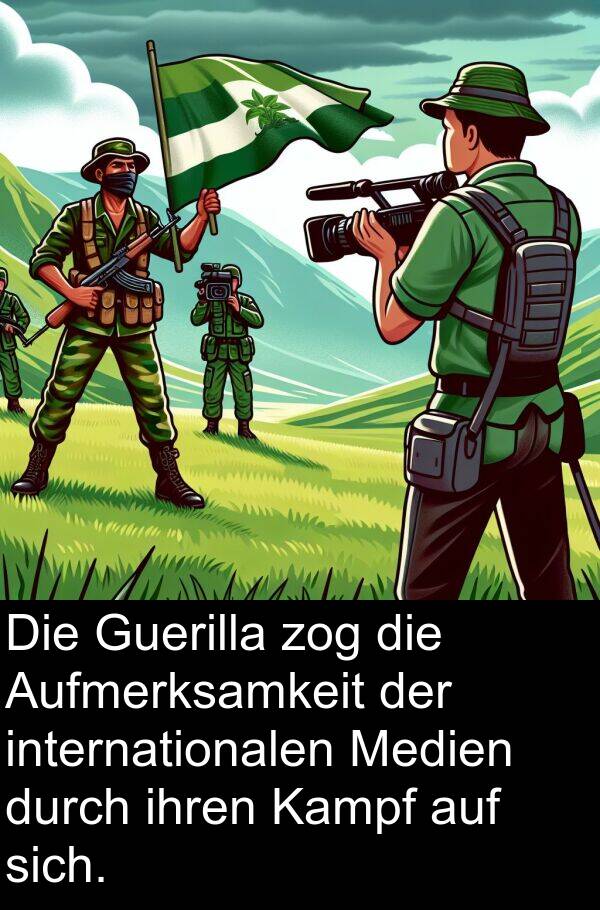 Kampf: Die Guerilla zog die Aufmerksamkeit der internationalen Medien durch ihren Kampf auf sich.