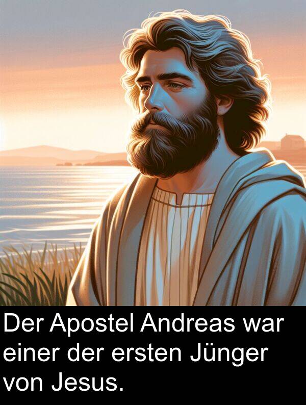 einer: Der Apostel Andreas war einer der ersten Jünger von Jesus.