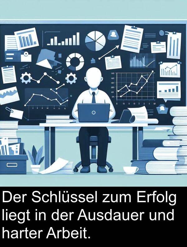 harter: Der Schlüssel zum Erfolg liegt in der Ausdauer und harter Arbeit.